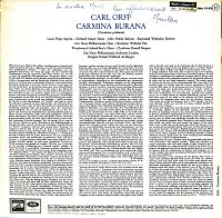 Carmina Burana [Vinyl], 1