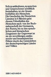 Illustrierte Geschichte der deutschen Literatur in sechs Bänden, 2