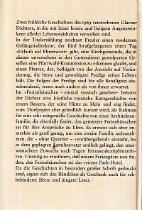 Urlaub auf Ehrenwort, 1