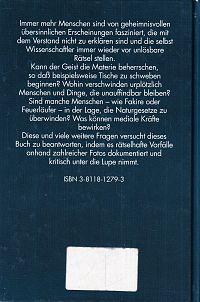 Geheimnisvolle Erscheinungen, 1