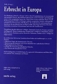 Erbrecht in Europa, 1