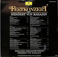 Festkonzert mit Herbert von Karajan [Vinyl], 1