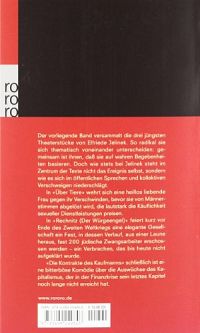 Die Kontrakte des Kaufmanns / Rechnitz  / Über Tiere: Drei Theaterstücke, 1