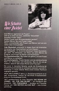 Wie Schalen einer Zwiebel oder wie wir zu Frauen und Männern gemacht werden, 1