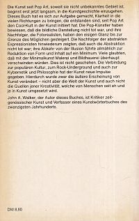 Kunst seit Pop Art, 1
