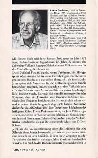 Schweiz ohne Waffen, 1