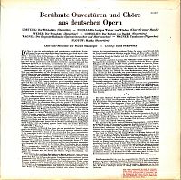 Berühmte Ouvertüren und Chöre aus deutschen Opern [Vinyl], 1