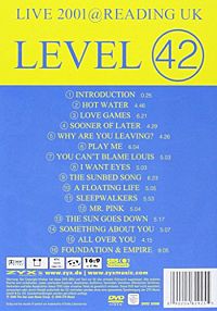 Level 42 - Live 2001@Reading UK [DVD], 1