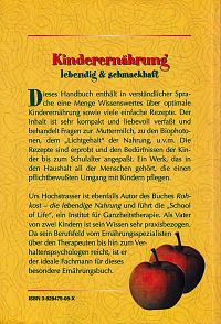 Kinderernährung lebendig und schmackhaft, 1