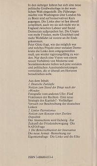 Die Arbeit der Zuspitzung, 1