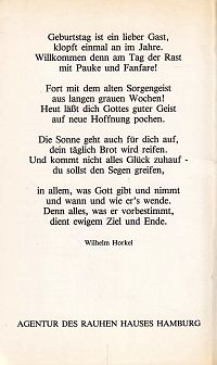 Wunder der Schöpfung - Ein Gruss zum Geburtstag, 1