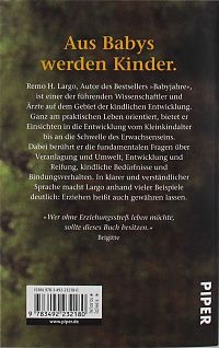 Kinderjahre, 1