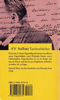 Nietzsches unsterbliche Gedanken, 1