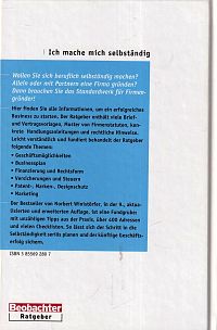 Ich mache mich selbständig, 1