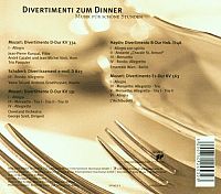 Divertimenti zum Dinner [CD], 1