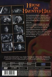 House on Haunted Hill - Das Haus auf dem Geisterhügel [DVD], 1