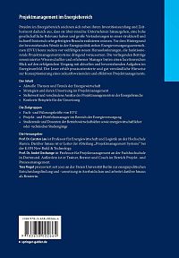 Projektmanagement im Energiebereich, 1