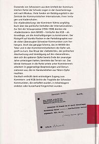 Stalins Schatten in der Schweiz, 1