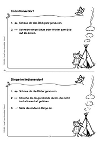 Lernwerkstatt Indianer 1. /2. Klasse, 2