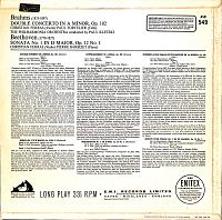 Brahms Double Concerto  [Vinyl], 1