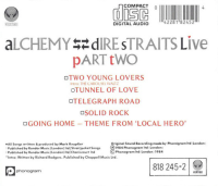 Alchemy - Dire Straits Live Part Two [CD], 1