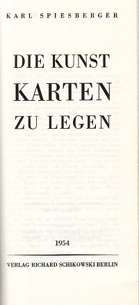 Die Kunst Karten zu legen, 1