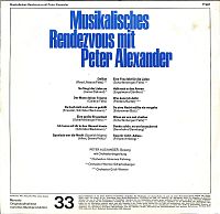 Musikalisches Rendezvous mit Peter Alexander [Vinyl], 1