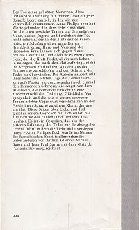 Nur einen Seufzer lang, 1