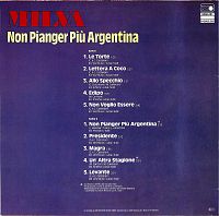 Non Pianger Più Argentina [Vinyl], 1