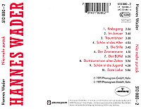Nie mehr zurück... [CD], 1