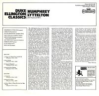 Duke Ellington Classics [Vinyl], 1