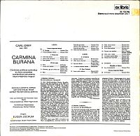 Carl Orff - Carmina Burana [Vinyl], 1