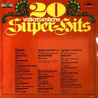 20 volkstümliche Super-Hits [Vinyl], 1