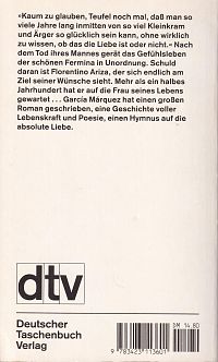 Die Liebe in den Zeiten der Cholera, 1