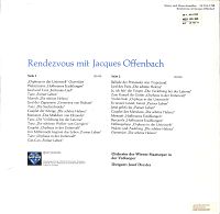 Rendezvous mit Jacques Offenbach [Vinyl], 1