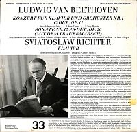 Klavierkonzert Nr. 1 C-Dur - Sonate Nr. 12 As-Dur [Vinyl], 1