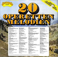 20 Operetten Melodien [Vinyl], 1