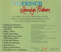 Taufrisch Lebendige Psalmen [CD], 1