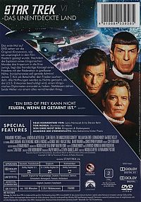 Star Trek #6 - Das unentdeckte Land [DVD], 1