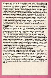 Linksradikalismus und Literatur - Band 1, 1