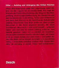 Hitler, Aufstieg und Untergang des Dritten Reiches, 1
