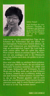 Du hast mein Dunkel geteilt, 1