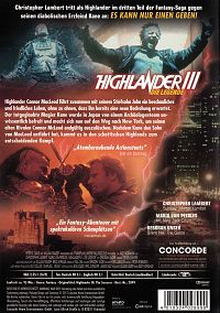 Highlander 3 - Die Legende [DVD], 1