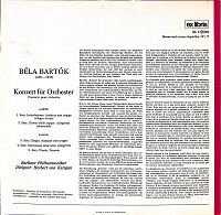 Béla Bartók - Konzert Für Orchester [Vinyl], 1