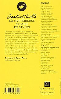 La mystérieuse affaire de styles, 1