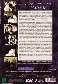 Ich küsse ihre Hand, Madame [DVD], 1