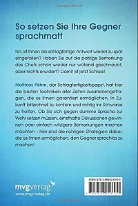 Das NonPlusUltra der Schlagfertigkeit, 1