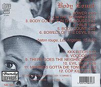 Body Count's In The House [CD], 1