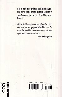 Der Mann, der seine Frau mit einem Hut verwechselte, 3