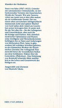 Über die Gottesliebe, 1